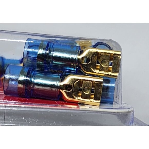 Gold-Plated 3/16" Female Disconnects 16-14 Gauge - Picture 5 of 6